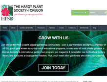 Tablet Screenshot of hardyplantsociety.org